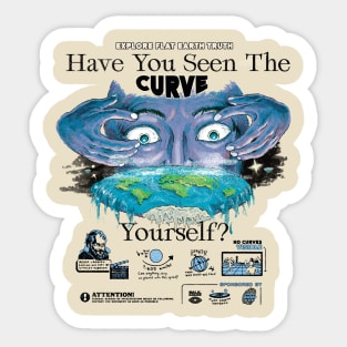 Explore the Flat Earth Truth Sticker